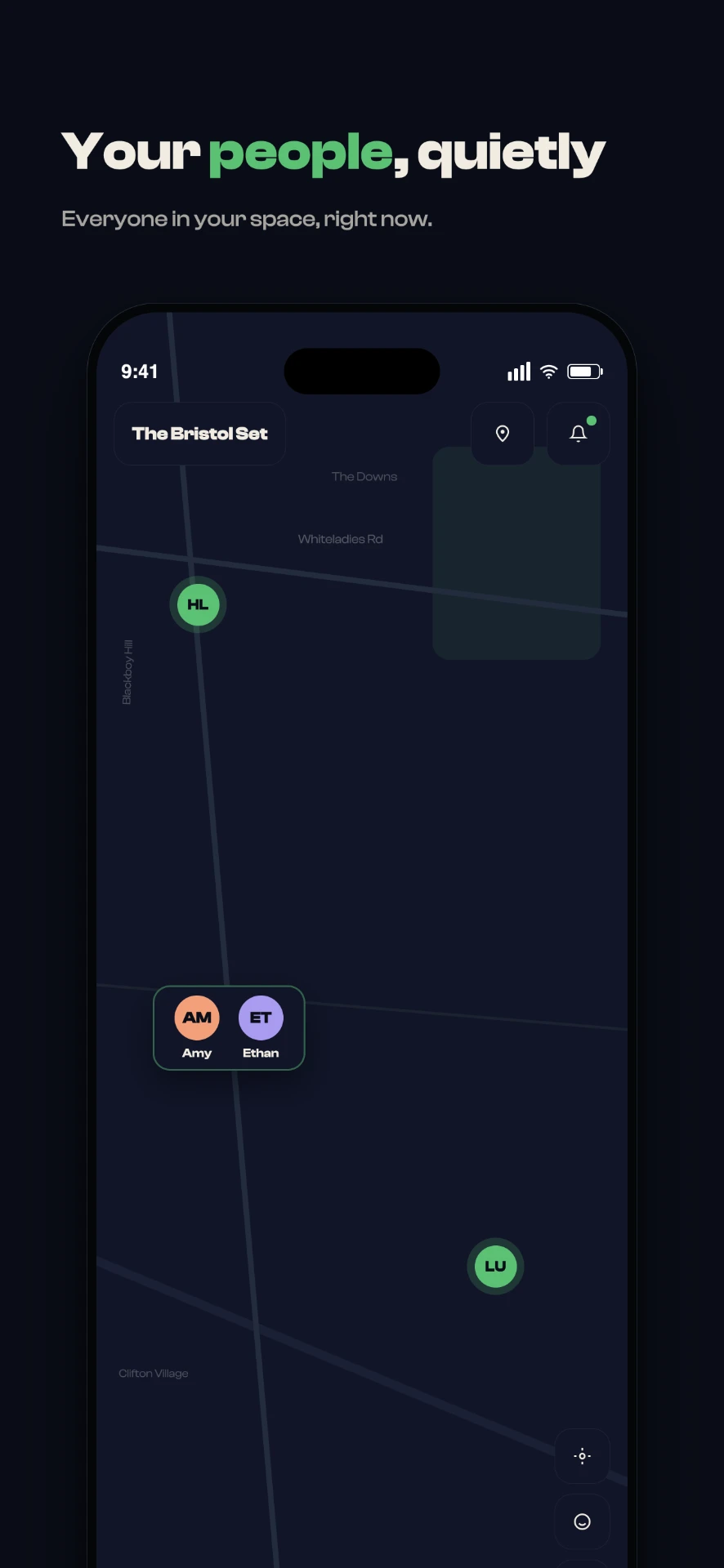 Circl live map of your space